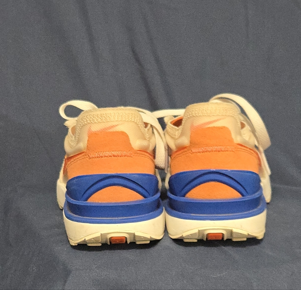 Nike Waffle One Casual Sneakers - Rush Orange and Pearl White - Women's Size 7.5 - Picture 6 of 8